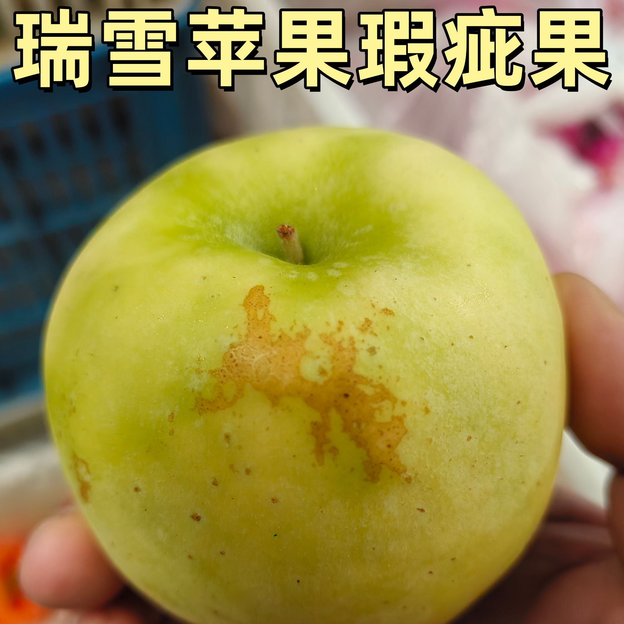 【瑞雪瑕疵果】纯甜口感瑞雪 轻微瑕疵不影响食用 大小混装8.5斤 