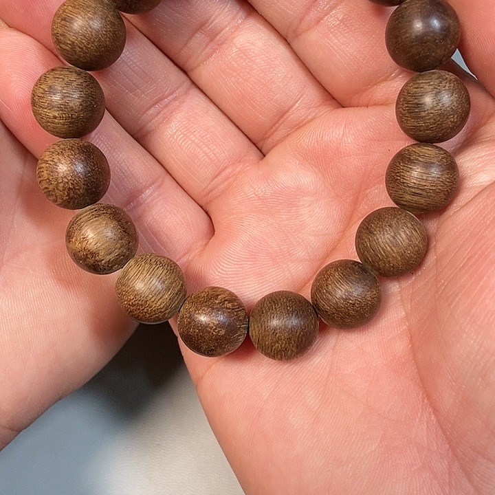 沉香手串大*车天然老挝红土1.25 90