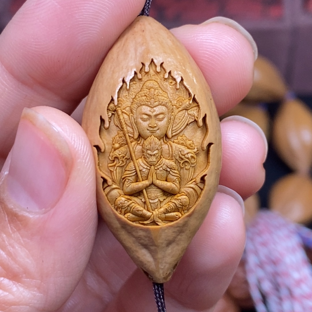猴头核桃吊坠橄榄核桃
