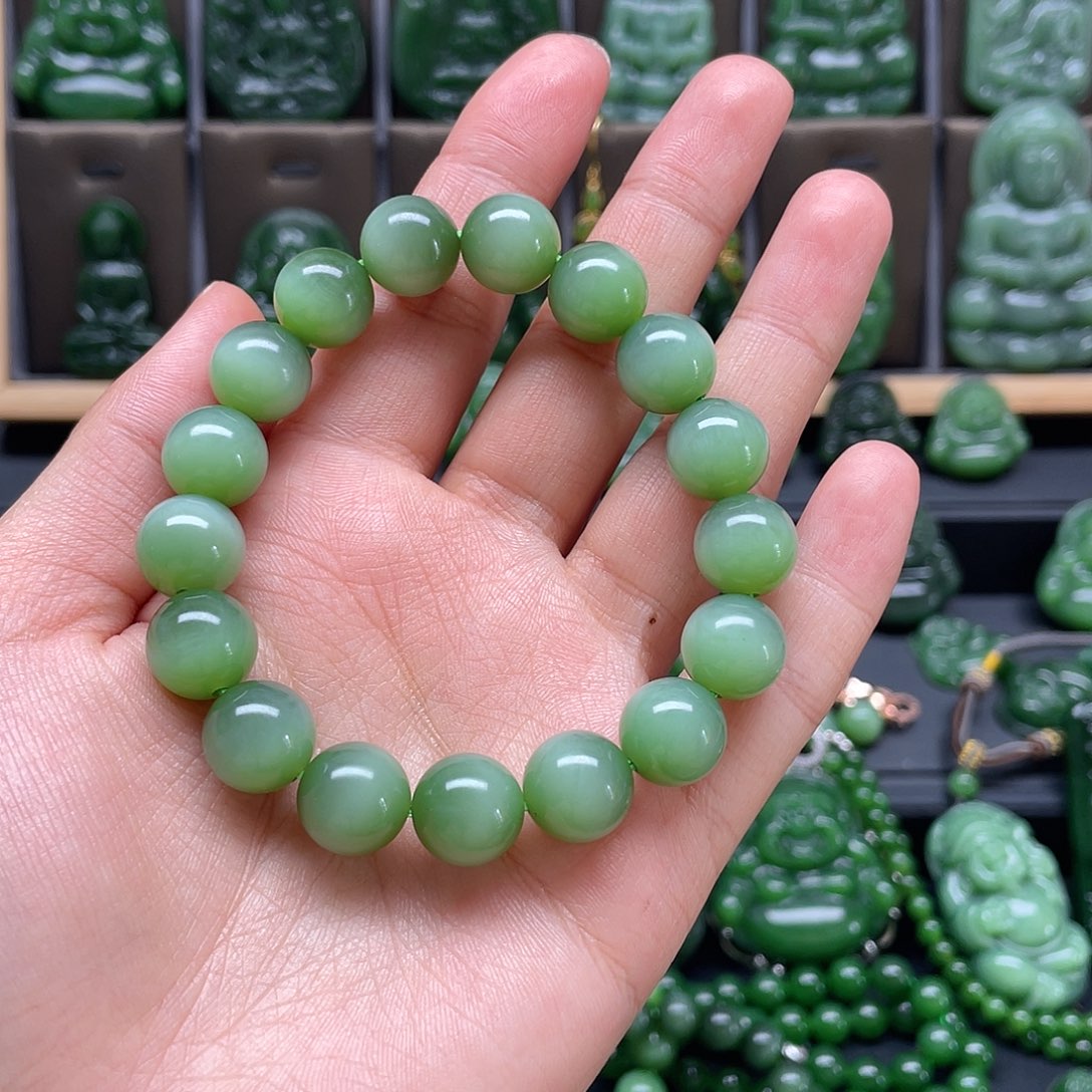 和田玉手链未镶嵌