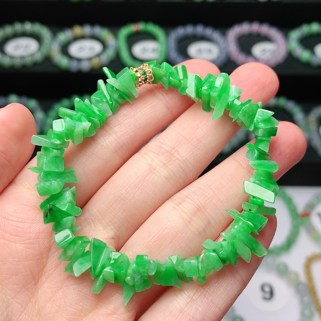 翡翠手链未镶嵌翡翠