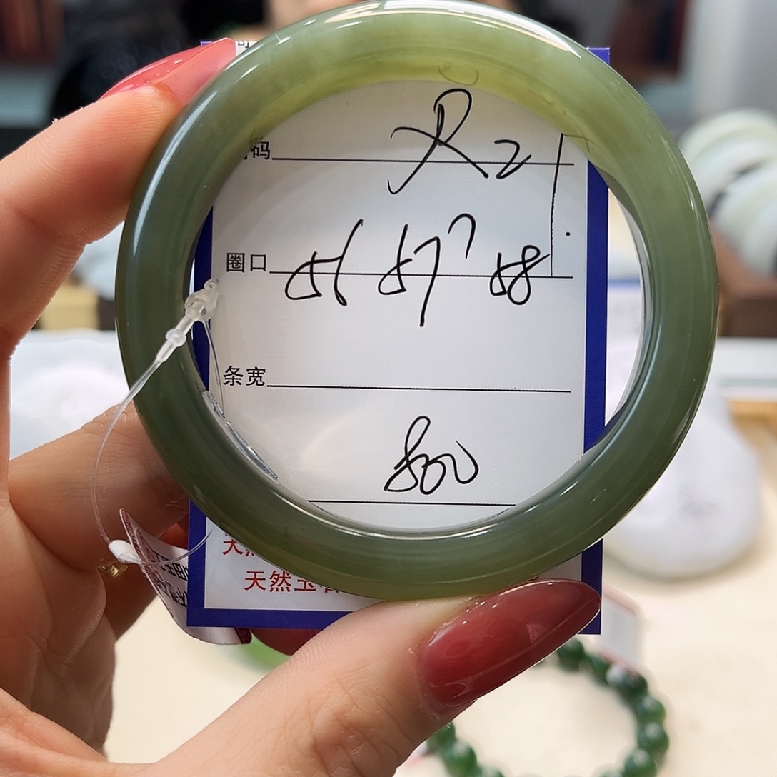 和田玉未镶嵌手镯21