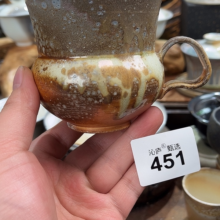 沁庐柴窑古法柴烧全手工茶具