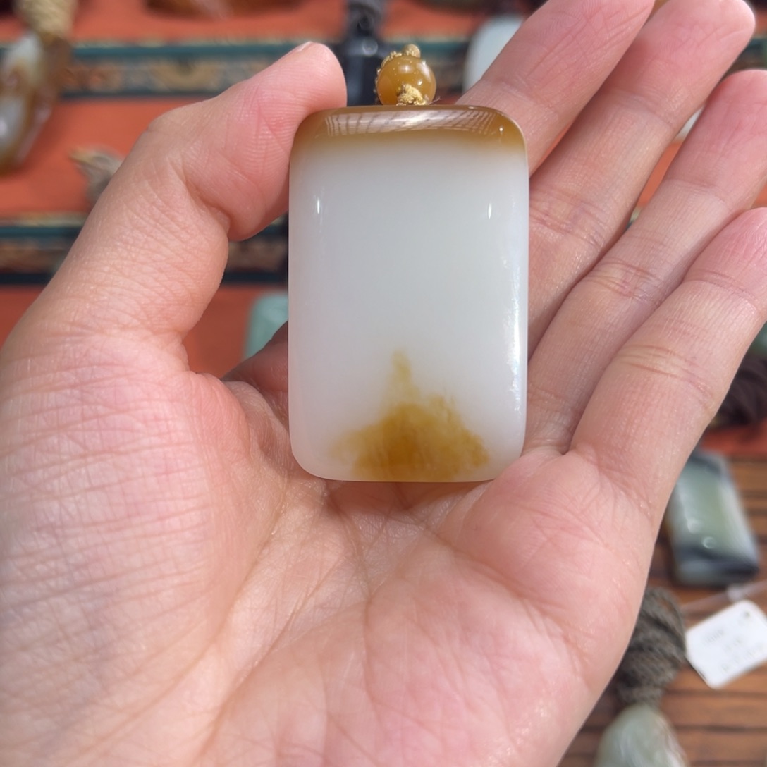 和田玉颈饰未镶嵌星****8