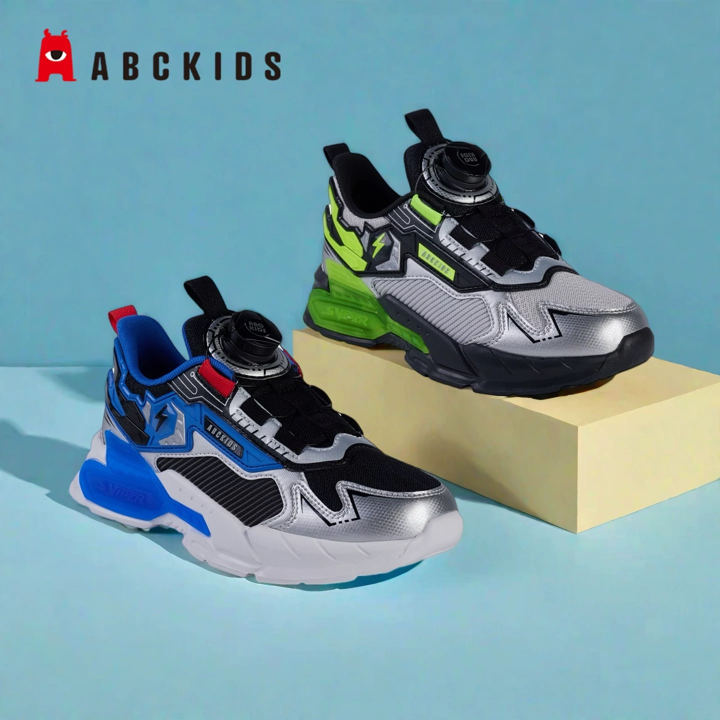 AbckidsABCKIDS童鞋春秋季男童旋转纽扣百搭款运动鞋