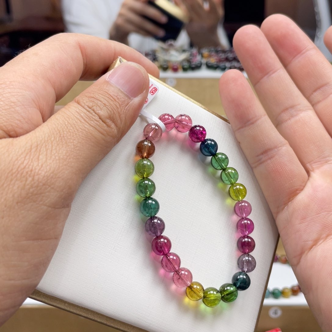 手串未镶嵌碧玺7.5mm.mmmmmmmmmm