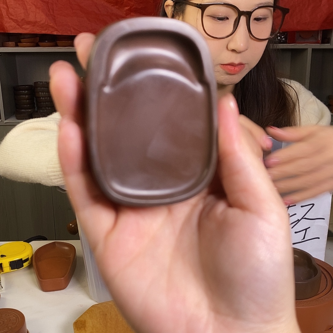 微瑕小门字紫色澄泥