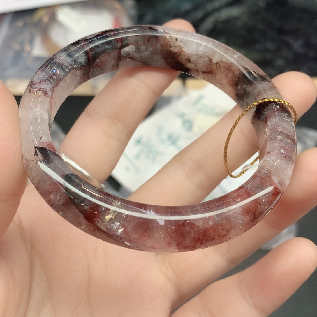水晶手镯未镶嵌089(55::)
