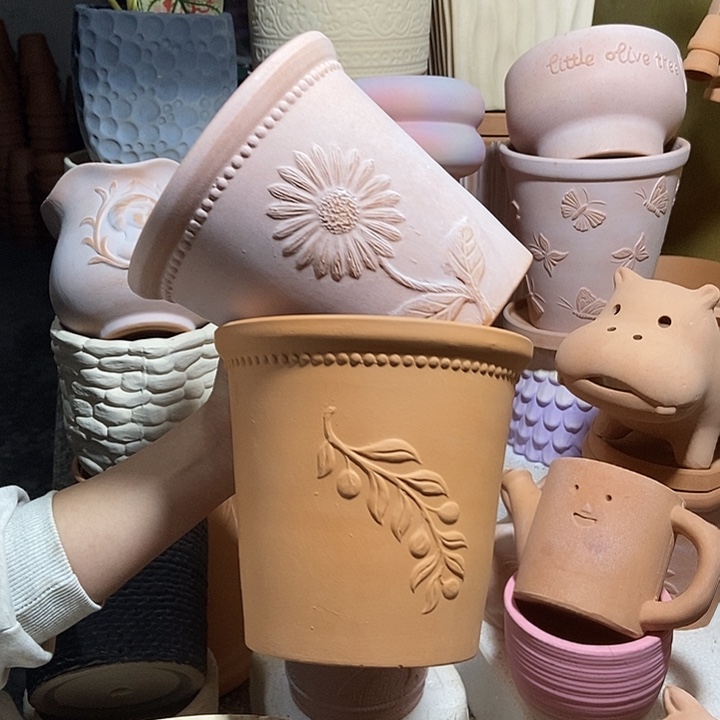 18×17雾化向阳+红陶橄榄枝 2个