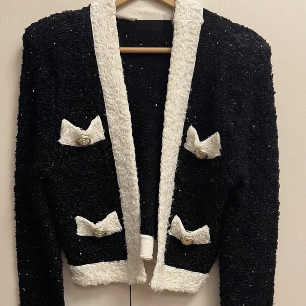 99新 BALMAIN/巴尔曼 巴尔曼黑白套装 h326