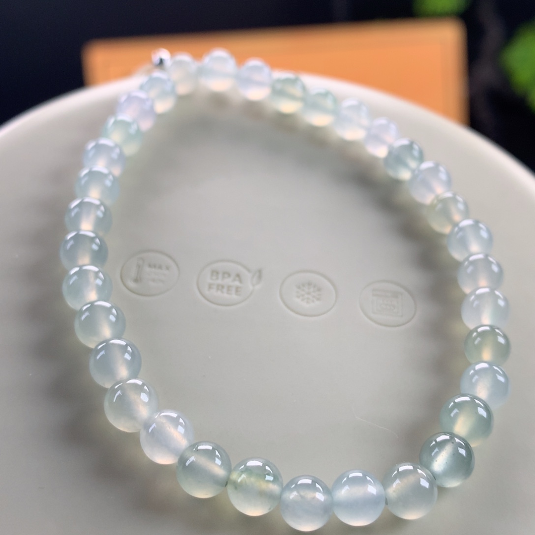 翡翠未镶嵌手链卡5.5