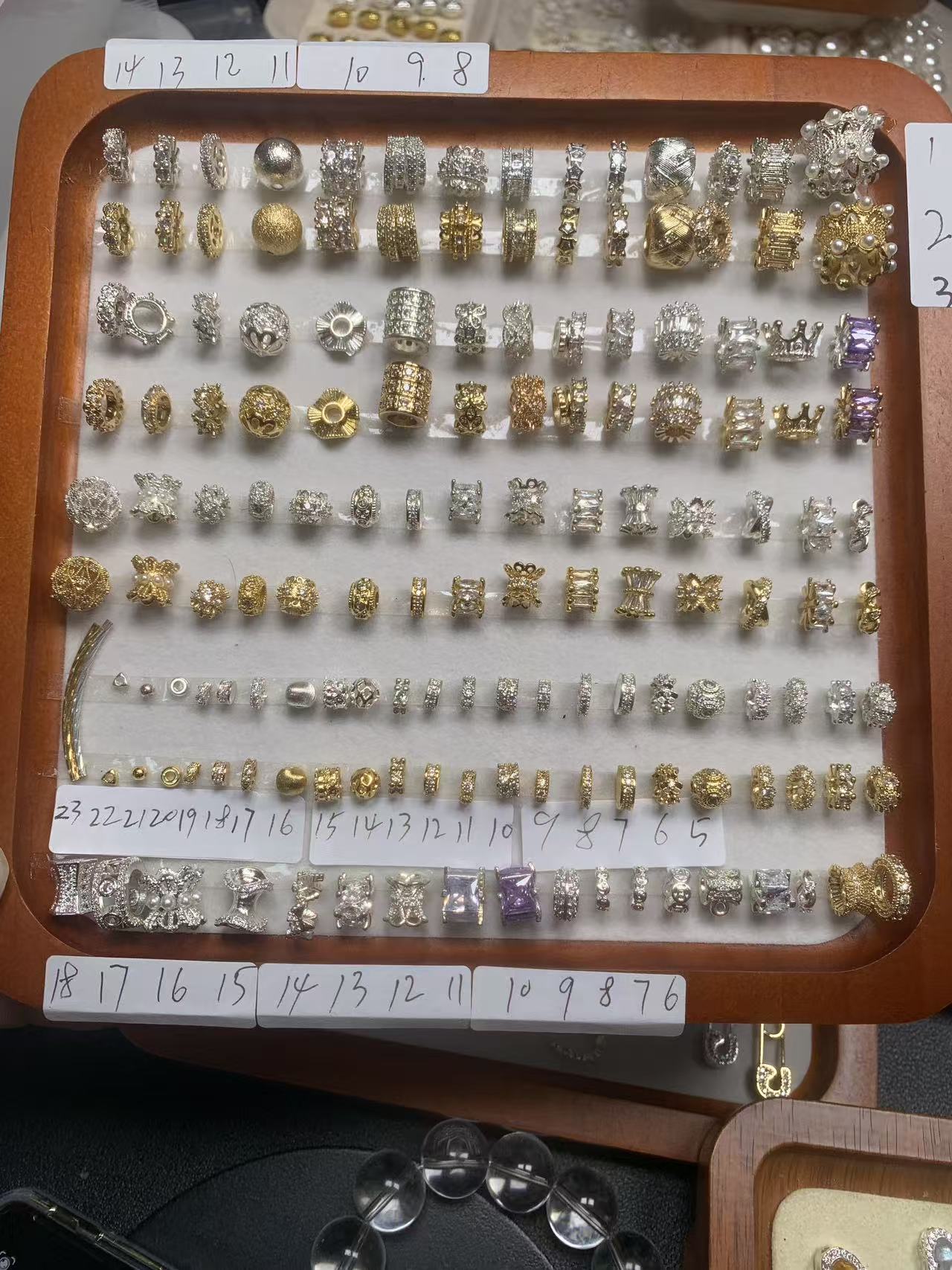 【直播链接】水晶DIY饰品配件-扣数出单后对应价格付款下单散珠扣子