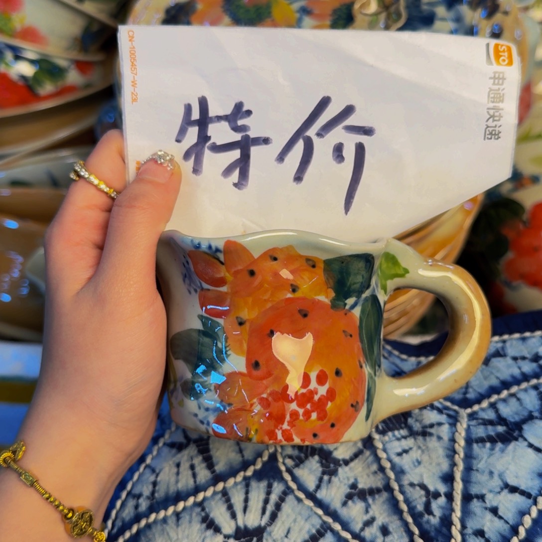 瓷片景德镇陶瓷手工手绘