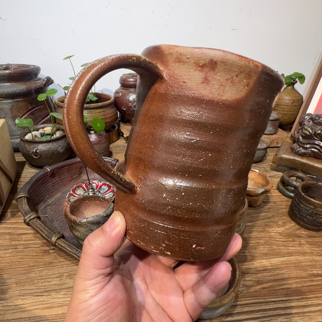 原田圭二备前烧马克杯