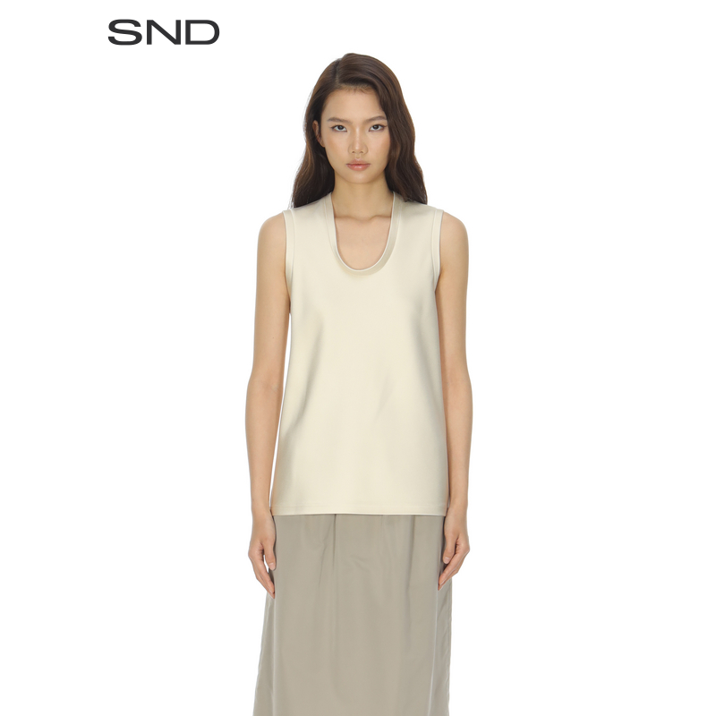 【CARVEN 设计师品牌】SND PS26 双面缎吊带背心