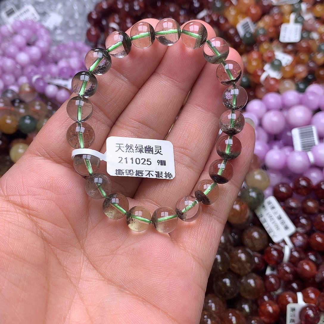 水晶手链未镶嵌，，
