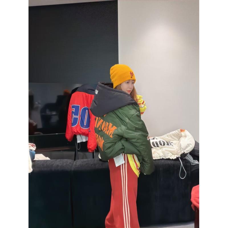 2025mio姐原创设计潮牌棉服两面穿保暖拉链外套308