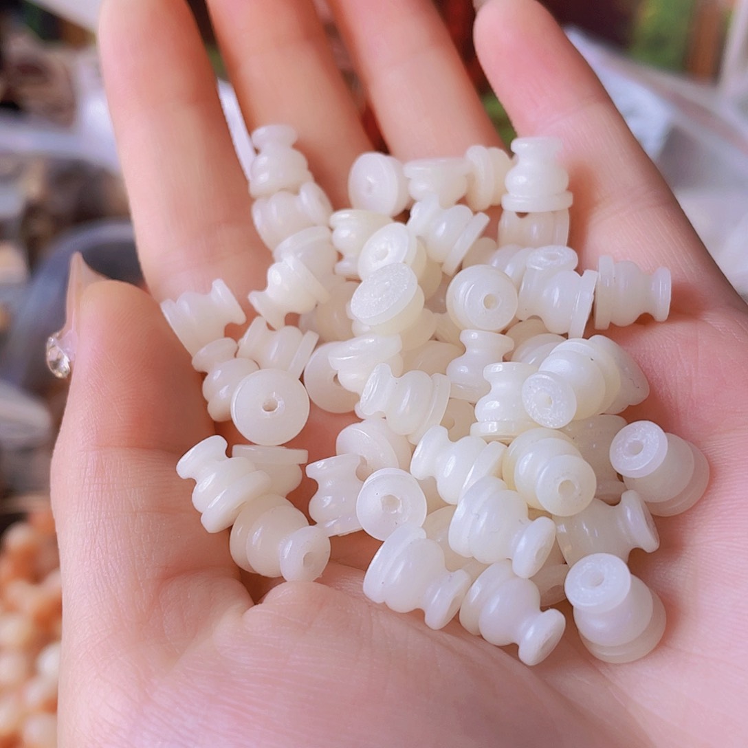 白玉菩提吊坠10颗菩提佛塔