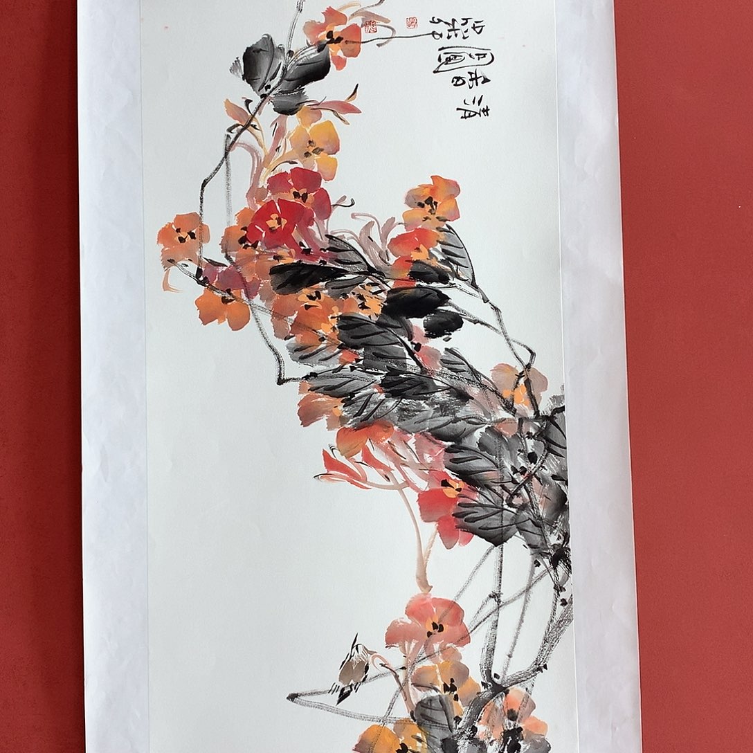 国画国画作品欣赏三尺
