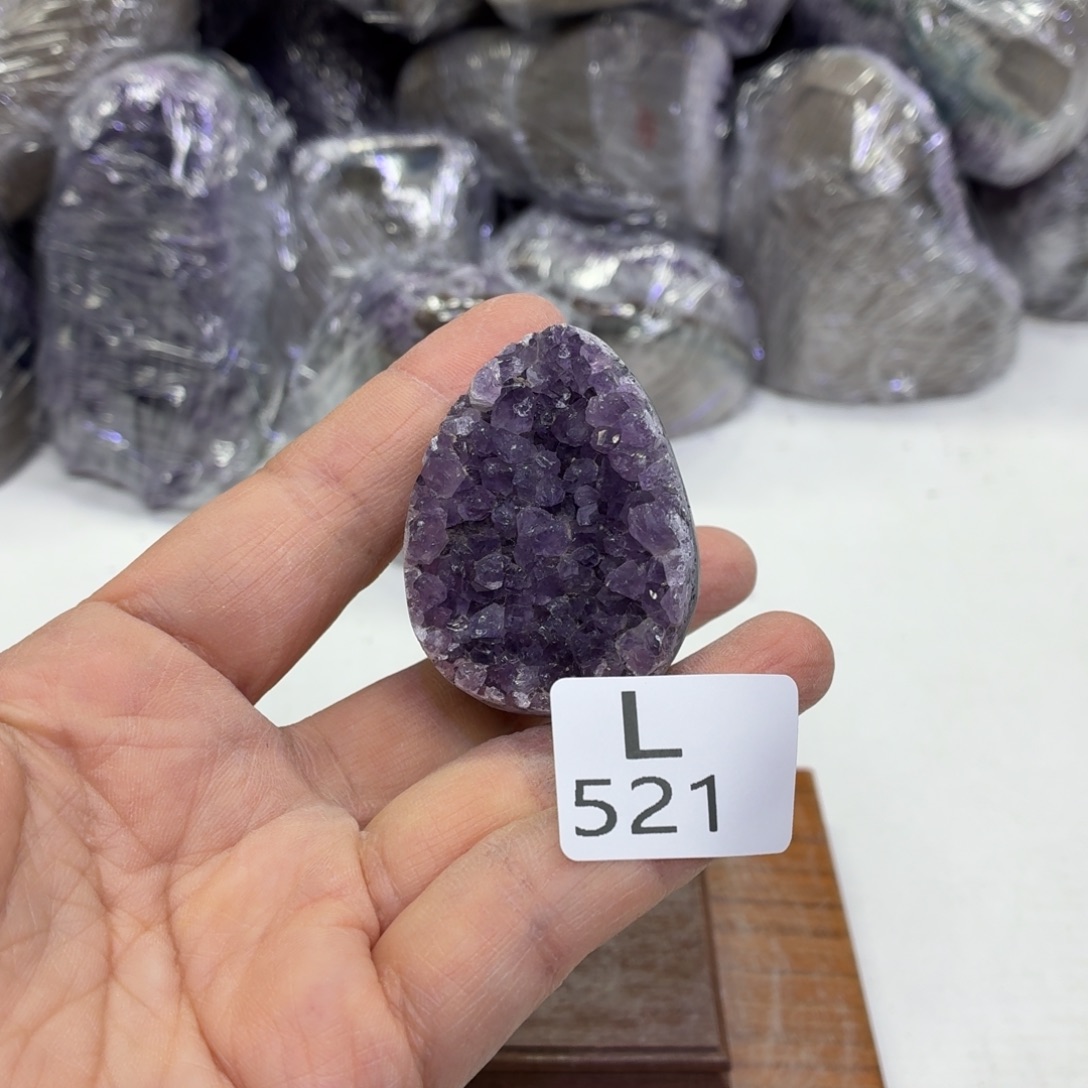 水晶摆件未镶嵌天然紫水晶