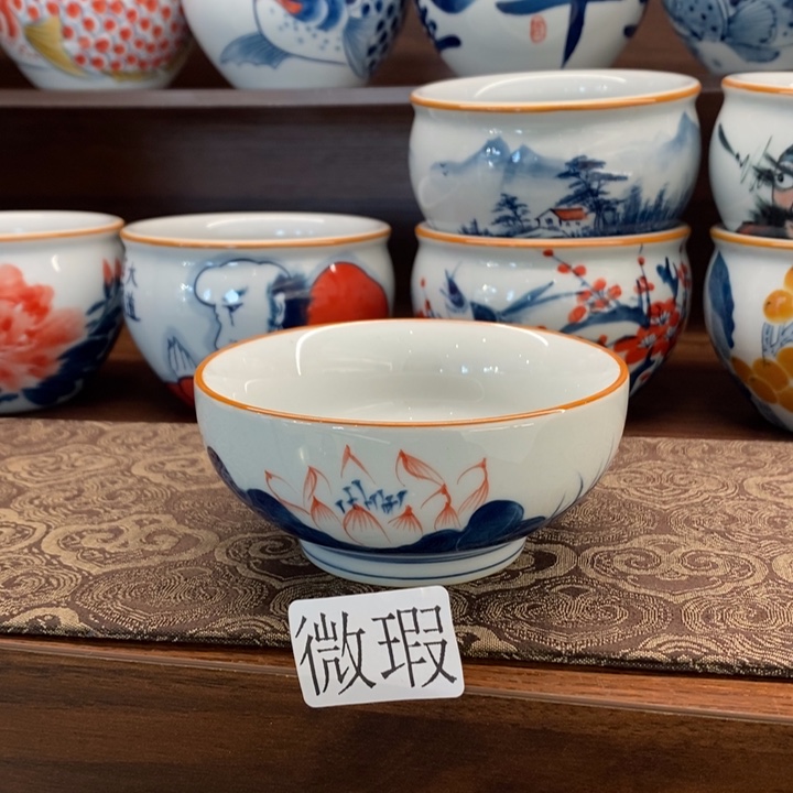 釉下老陶泥手工绘制