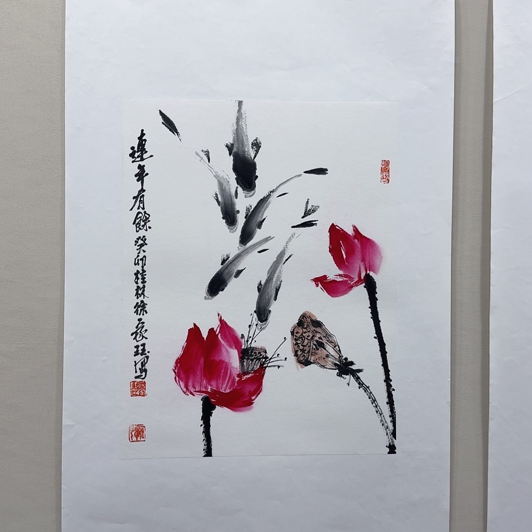 国画徐家珏1.5平尺花鸟