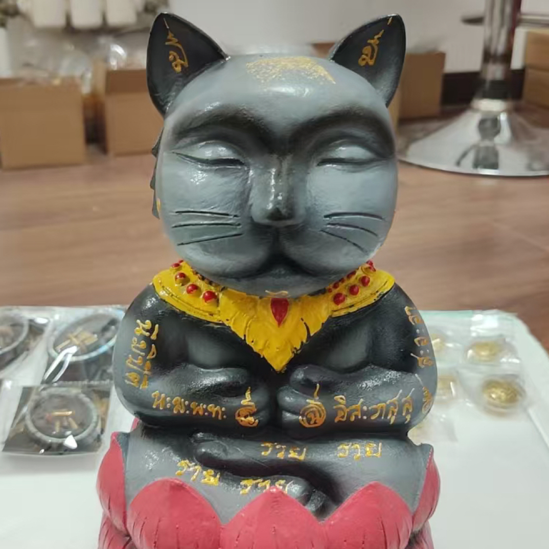 【欣易珠宝】“黑猫米罐•金禄总库”摆件