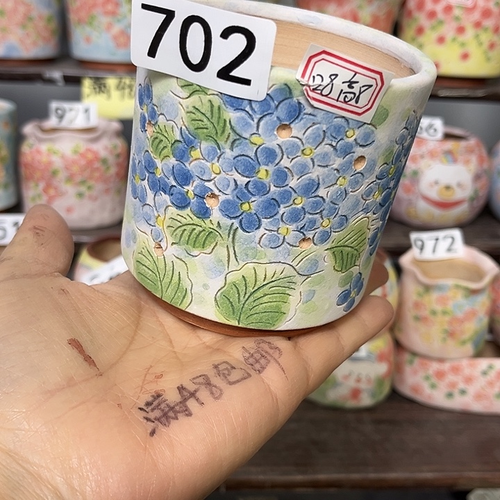 手工制作多肉花盆