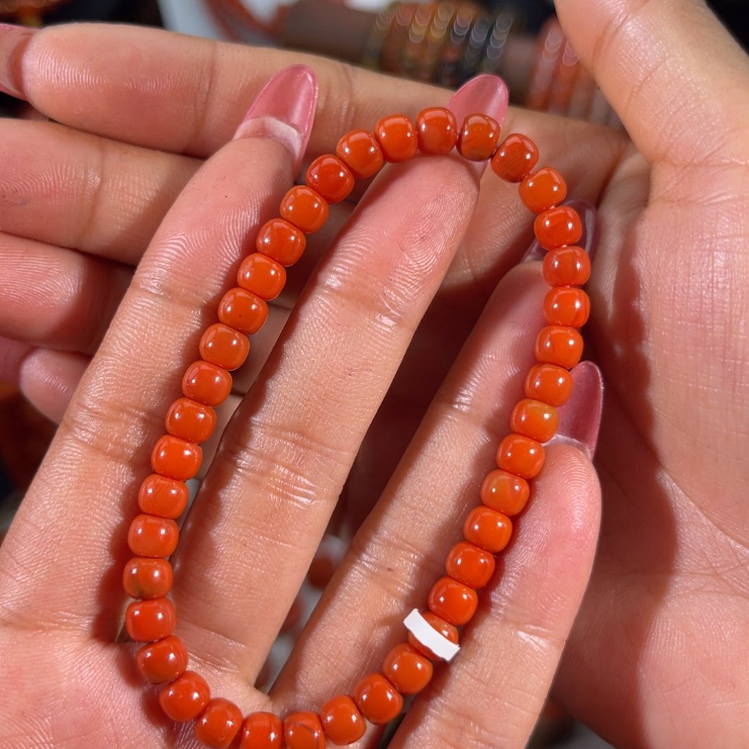 南红玛瑙昭通单圈5.5未镶嵌