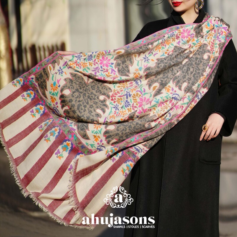 克什米尔pashmina披肩围巾卡尼 100*200 60064-20