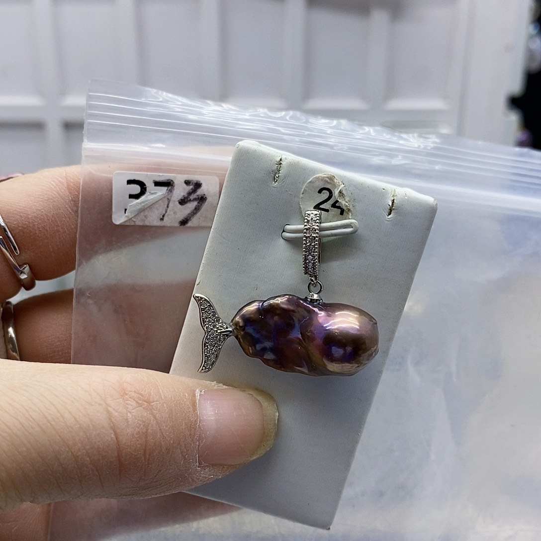 颈饰合金淡水珍珠