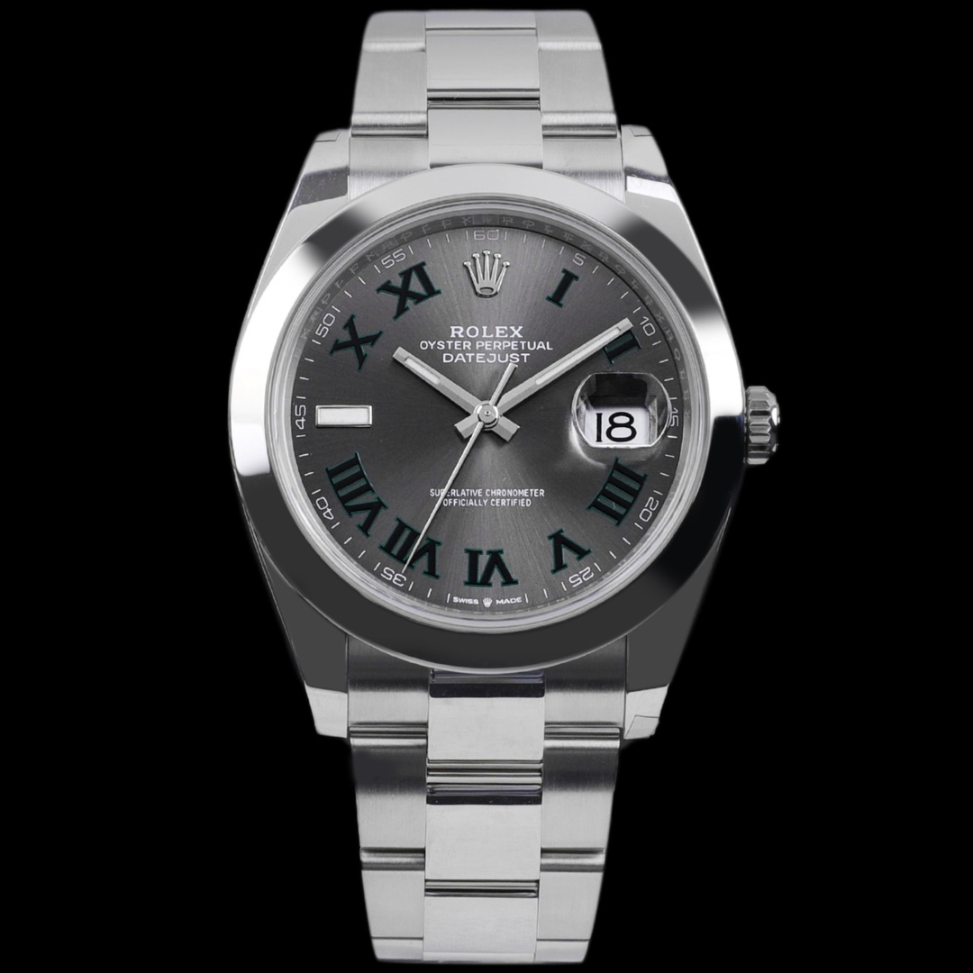 95新 Rolex/劳力士 劳力士日志126300灰罗.24年全套