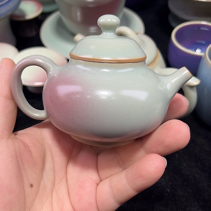 天***宝陶摆件钧窑茶器钧窑茶器