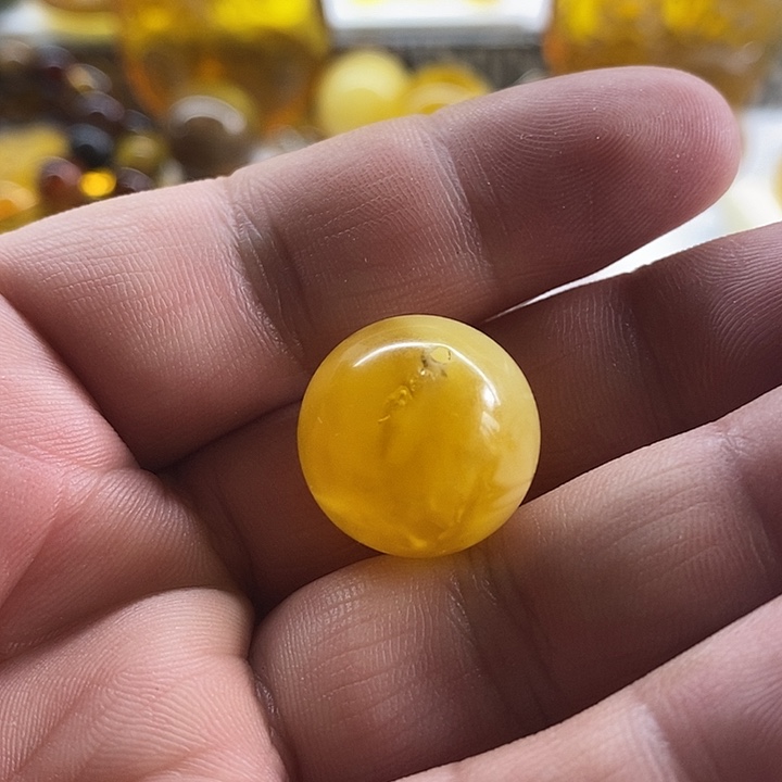 琥珀珠宝奇石未镶嵌6****轩单珠
