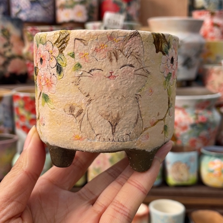 口径7高度7温柔小猫