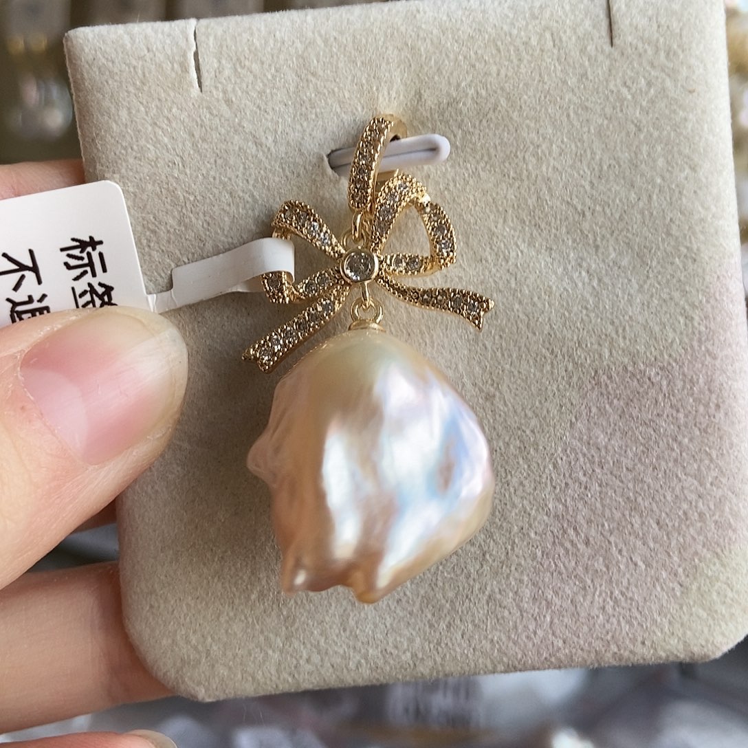 淡水珍珠吊坠(不含链)合金特价1726