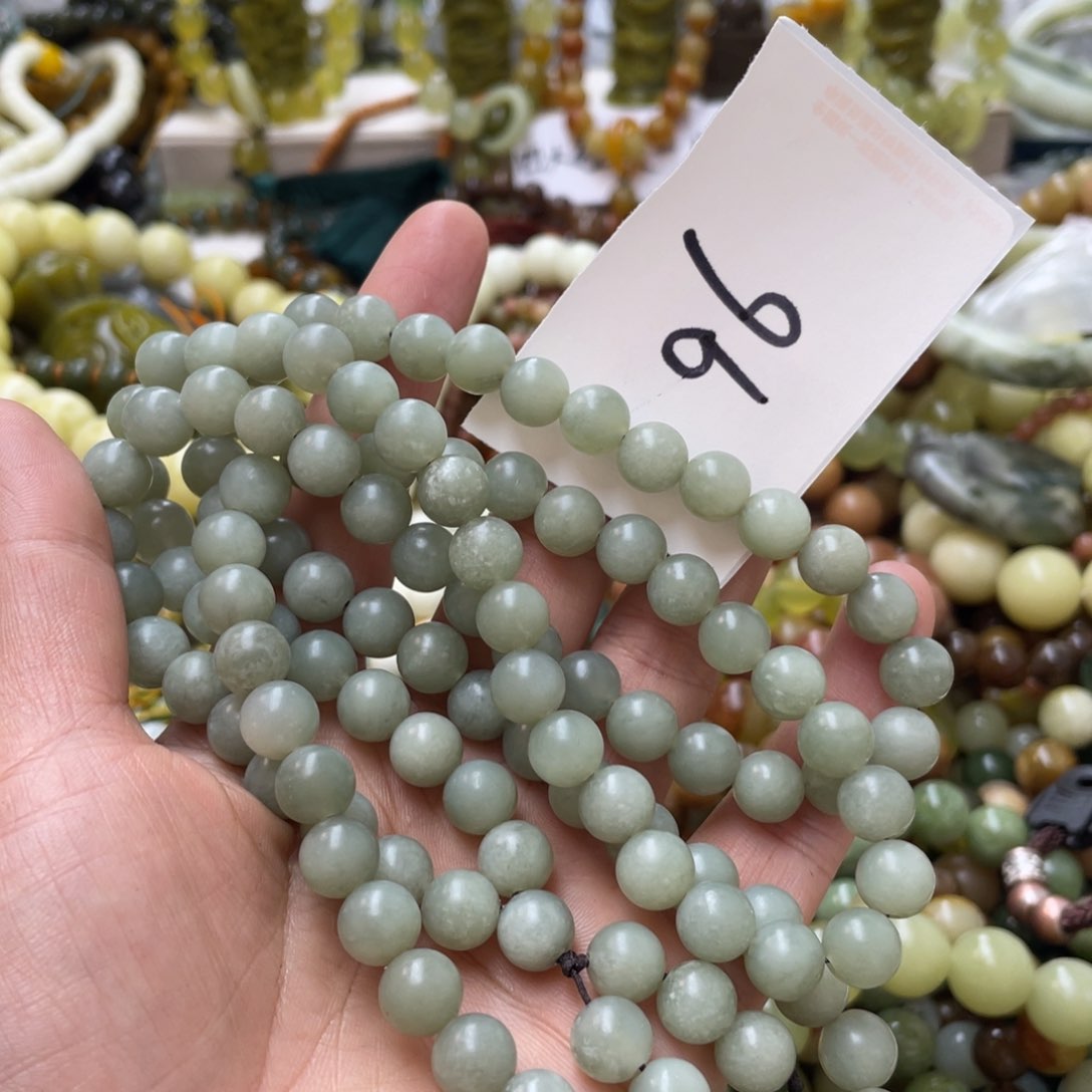 蛇纹石玉手链未镶嵌