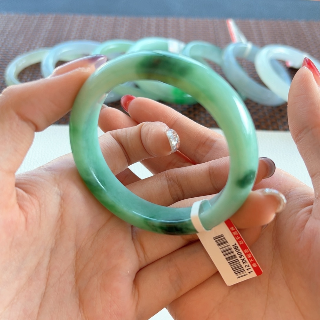 翡翠手镯未镶嵌11号 51.4