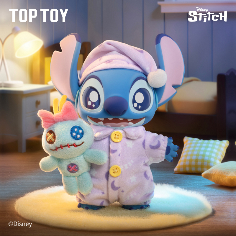 【拆盒】TOPTOY迪士尼史迪奇换装秀系列搪胶毛绒盲盒正版送礼物