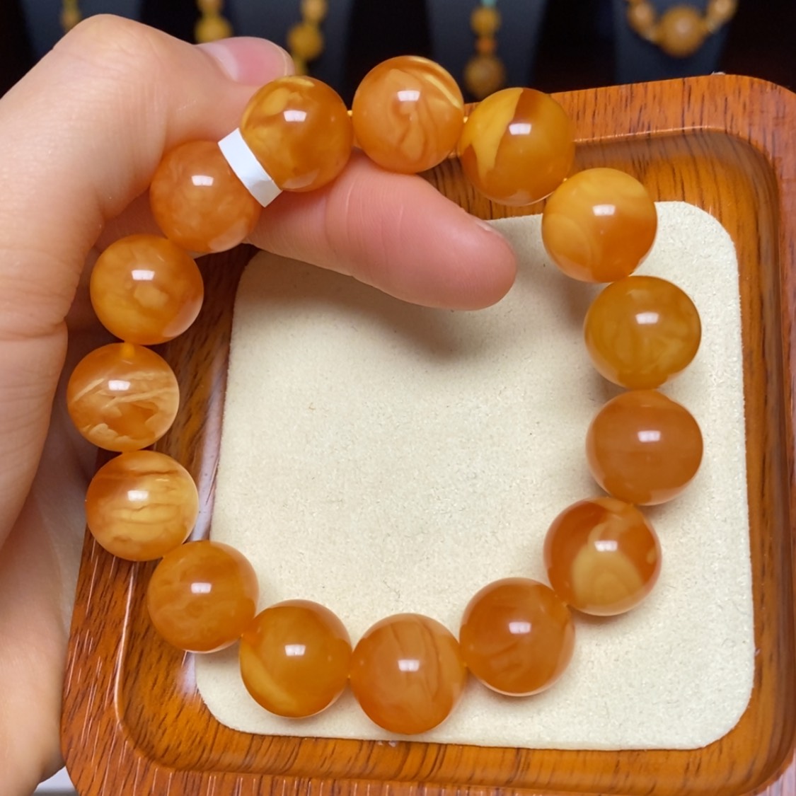 【闪购商品】蜜蜡手链未镶嵌手串