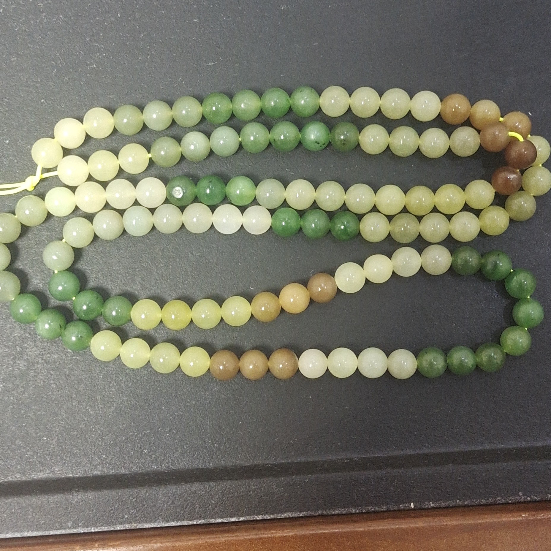 和田玉108颗多宝链子