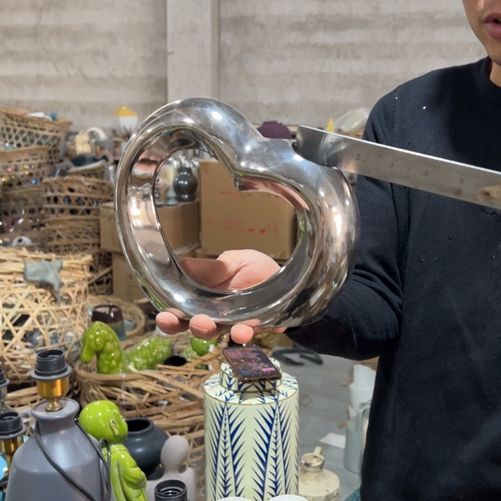 摆件高19口4公分微瑕捡漏划痕