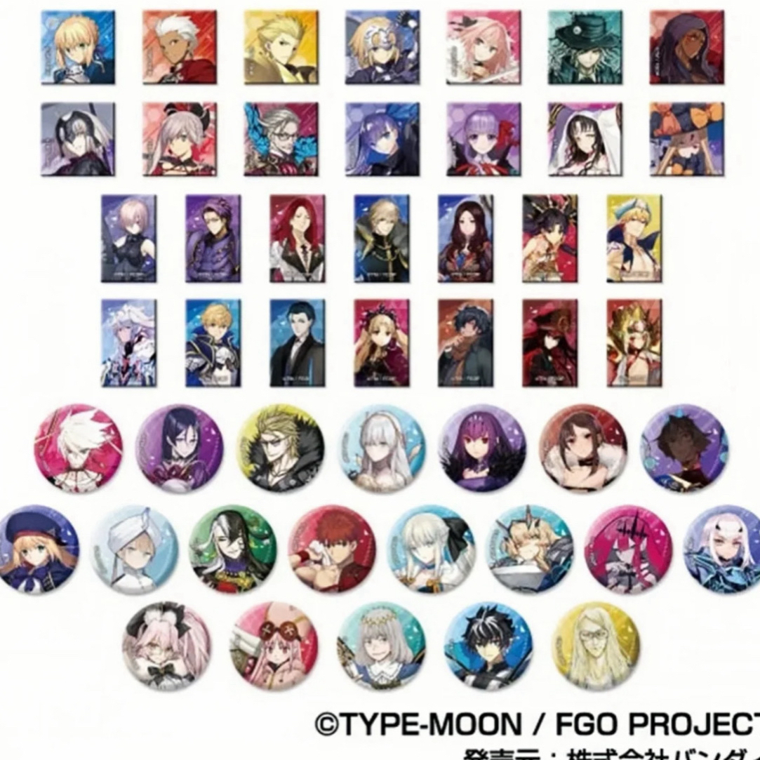 【辣条甄选】日谷BANDAI  Fate Grand Order 纽扣吧唧 盲盒默认代拆