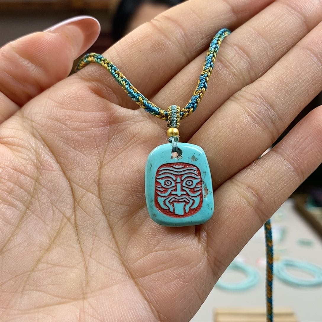 绿松石A2无事牌未镶嵌