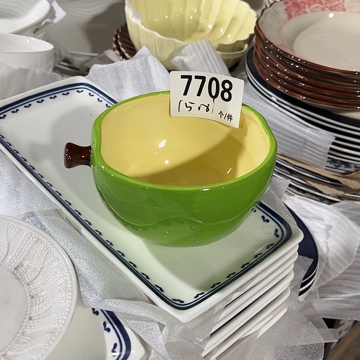 瓷微瑕外贸餐具7708