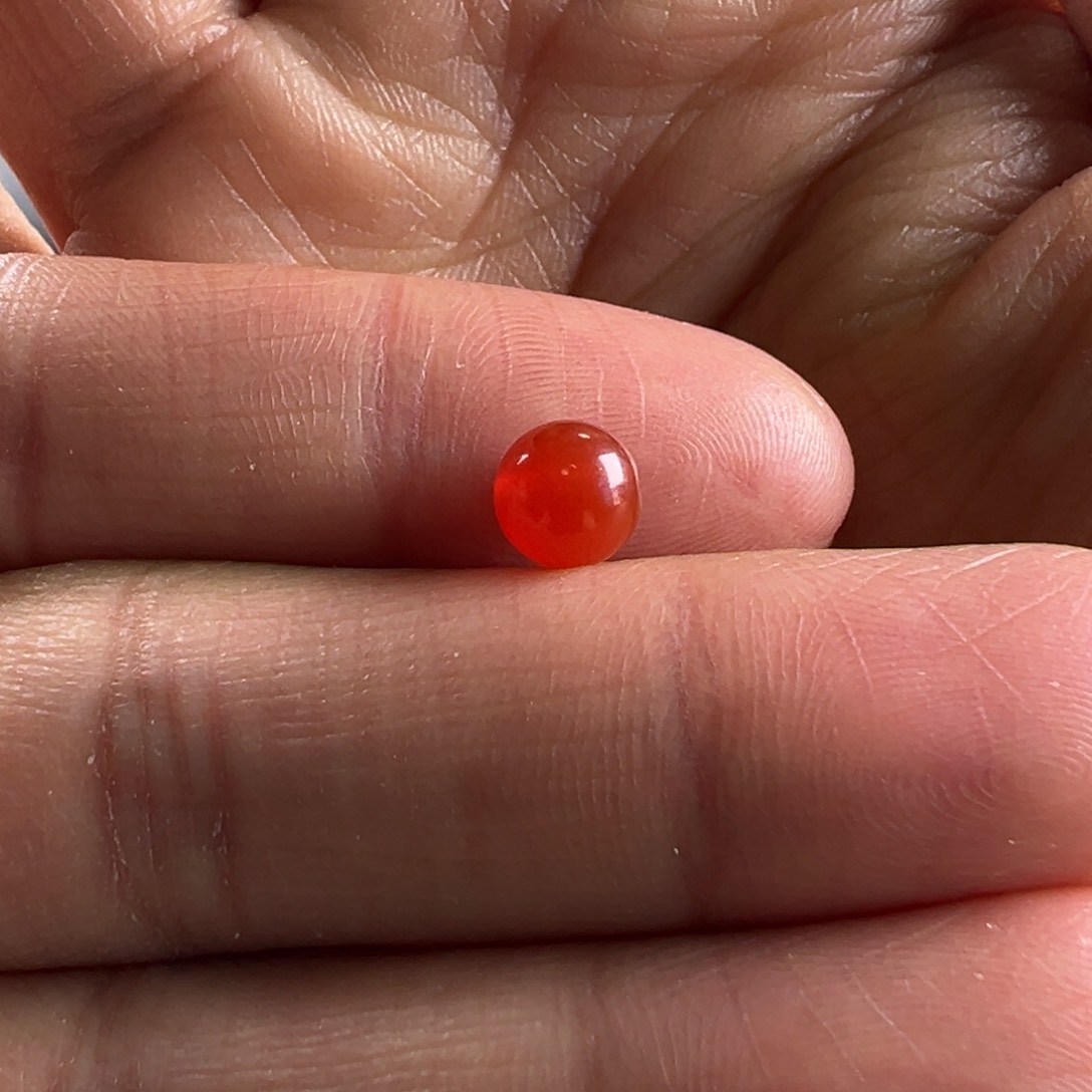 南红玛瑙圆珠6.5未镶嵌
