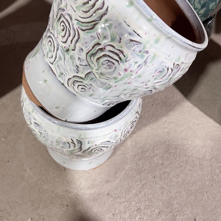 红陶口径18高度22两只正品