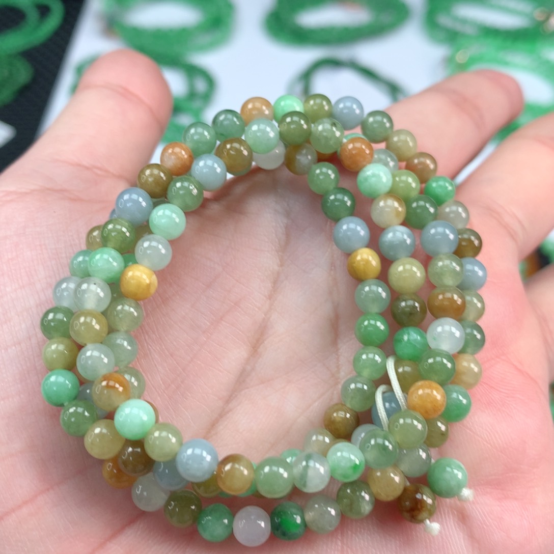 翡翠手链未镶嵌翡翠