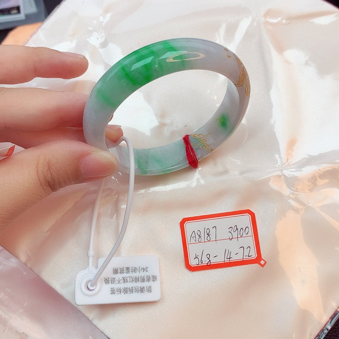 翡翠未镶嵌手镯缅甸翡翠