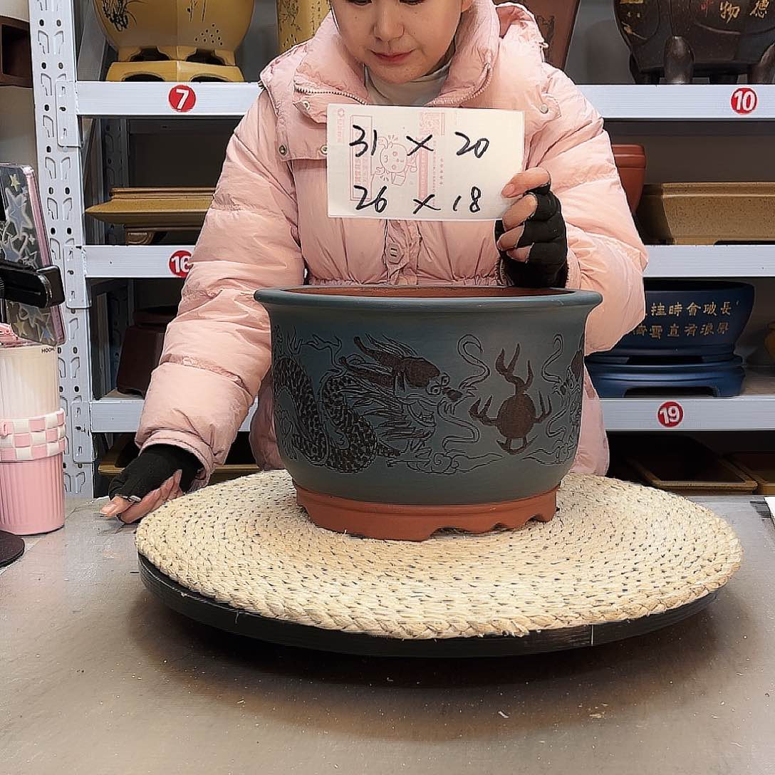 紫砂花盆紫砂花盆